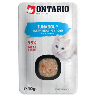 Ontario Cat tuna soup saszetka 40g       x12szt box