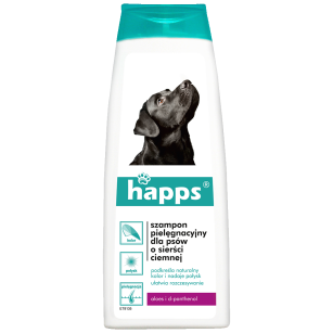 HAPPS szampon pielęgnacyjny dla psów o sierści ciemnej 200ml
