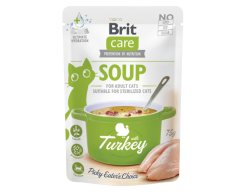 BRIT CARE CAT SOUP WITH TURKEY 75g