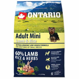 Ontario pies jagnięcina z ryżem 2,25g