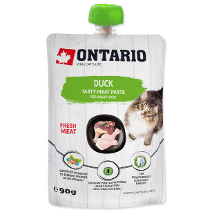 Ontario Cat Duck Fresh Meat Paste 90g                                                                                                                                                                                                 