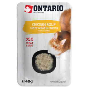 Ontario cat chicken soup saszetka 40g    x12szt box