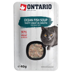 Ontario Cat Ocean fish soup saszetka 40g x12szt box