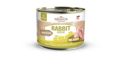 Pokusa Premium Selection cat             Rabbit/Królik 200g Adult
