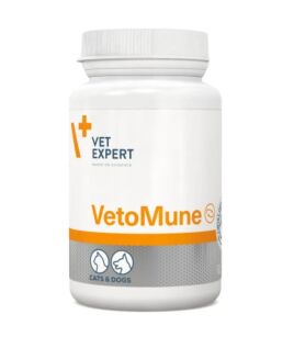 VET EXPERT VETOMUNE - preparat poprawiający odporność psów i kotów 60 kapsułek