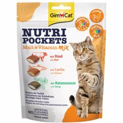 GimCat Nutri Pockets Malt & Vitamin Mix 150g
