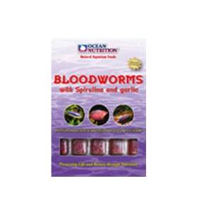 Ocean Nutrition Bloodworms+spirulina+czosnek 100g