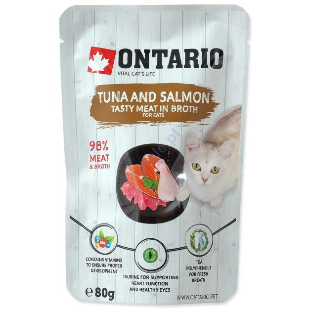 Ontario tuna and salmon saszetka         80gx15szt box