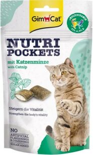 GIMCAT NUTRI POCKETS przysmak dla kota kocimiętka 60g