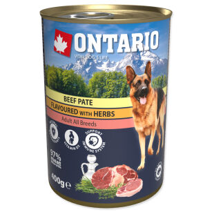 Ontario dog Beef Pate puszka 400gx6szt