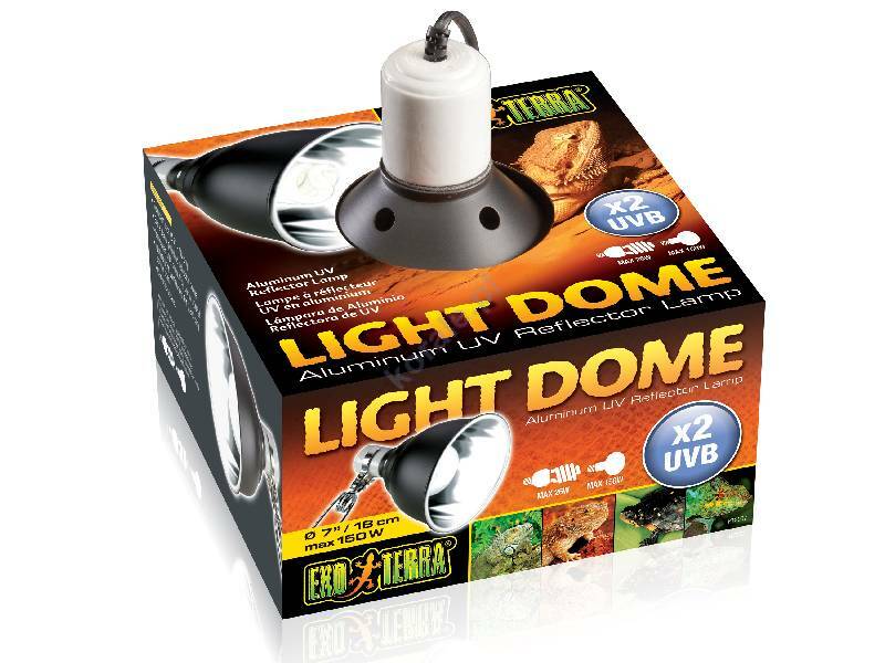 EXO TERRA Aluminiowy reflektor UV Light Dome 18cm 