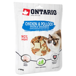 Ontario Cat Chicken&Pollock Sandwich 50g