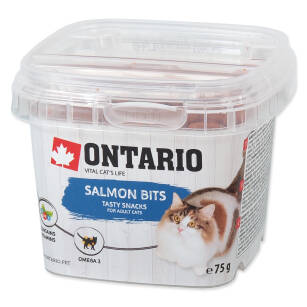 Ontario Cat Salmon Bits 75g
