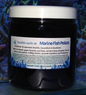 Korallen-Zucht Marine Fish Pellets 2mm NEW 350gr