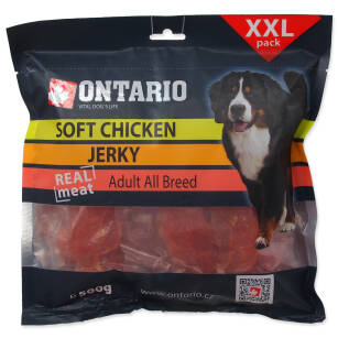 Ontario dog Soft Chicken Jerky 500g
