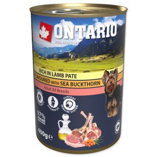 Ontario dog Rich in Lamb Pate            puszka400gx6szt