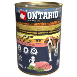 Ontario dog Veal Pate puszka 400g
