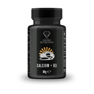 Gecko Nutrition Calcium + D3 wapno z witaminą D3 dla gekona 50g