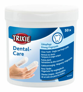 Trixie Dental Care czyste zęby nakładki na palce 50 szt.