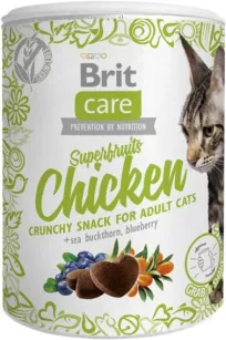BRIT CARE CAT SNACK SUPERFRUITS CHICKEN 100g