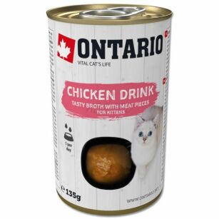 Ontario Kitten Drink Chicken 135g puszka