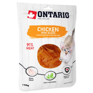 Ontario Cat Mini Slices Chicken 50g                                                                                                                                                                                                   
