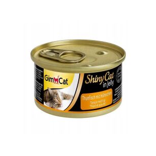 GIMCAT SHINY CAT mokra karma dla kota tuńczyk z kurczakiem TUNA CHICKEN 70G