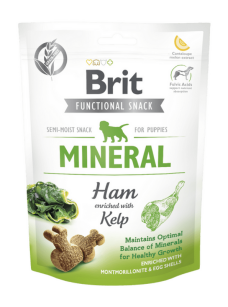 BRIT CARE DOG FUNCTIONAL SNACK MINERAL HAM PUPPY 150g