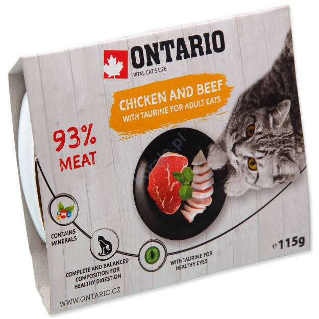 Ontario tacka kurczak z wołowiną 115g