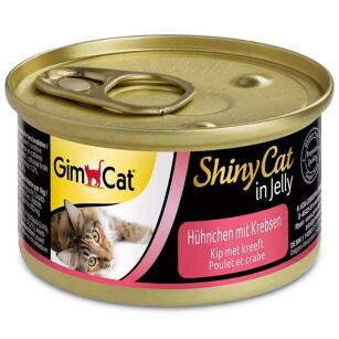 GIMCAT SHINY CAT  Kurczak z krabem mokra karma dla kota 70g