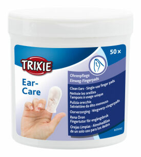 Trixie Ear Care chusteczki do czyszczenia uszu psa kota 50 szt.