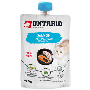 Ontario Adult Cats Salmon Tasty Meat Paste 90g