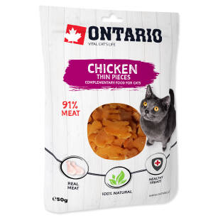 Ontario Cat Chicken Thin Pieces 50g